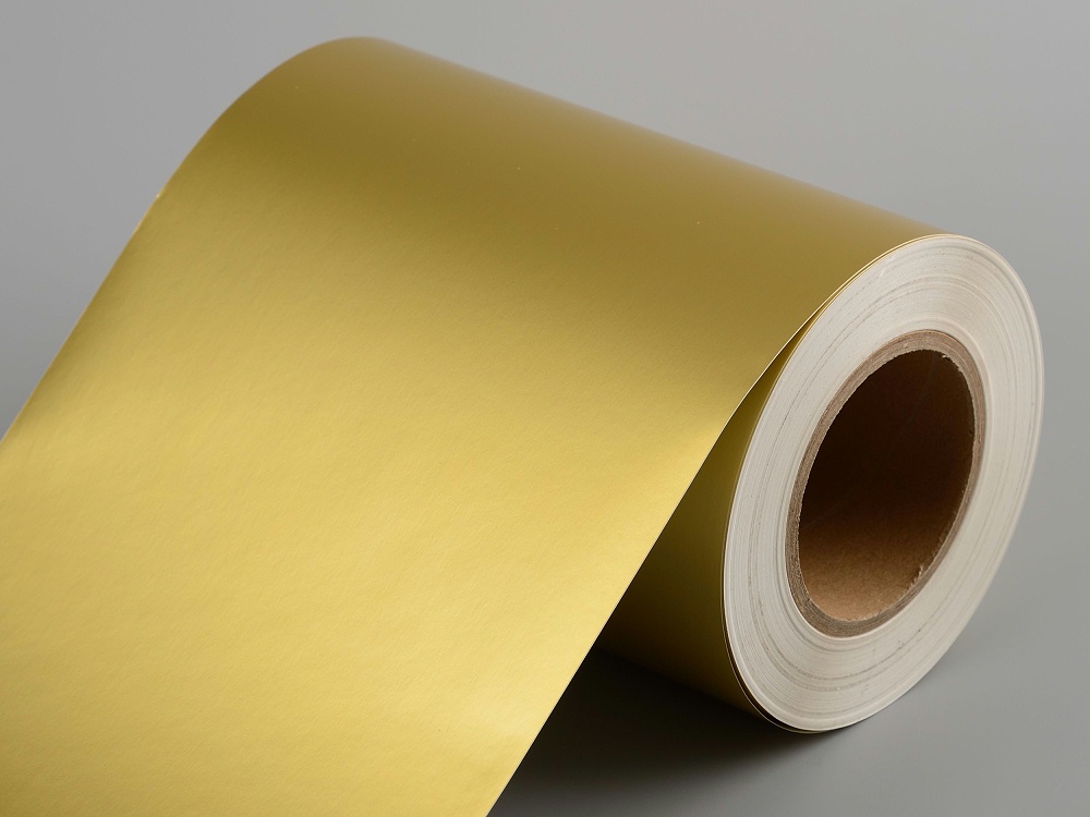 啞金鋁箔紙不干膠標簽材料