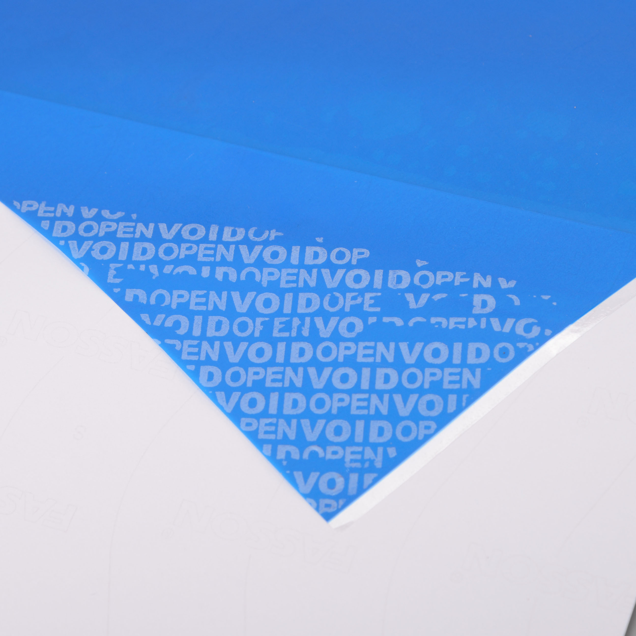 VOID防偽不干膠標(biāo)簽材料