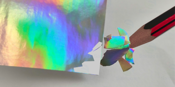 新款登場：鐳射易碎紙不干膠材料