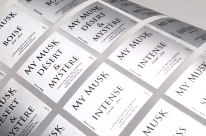 啞銀PET不干膠標簽